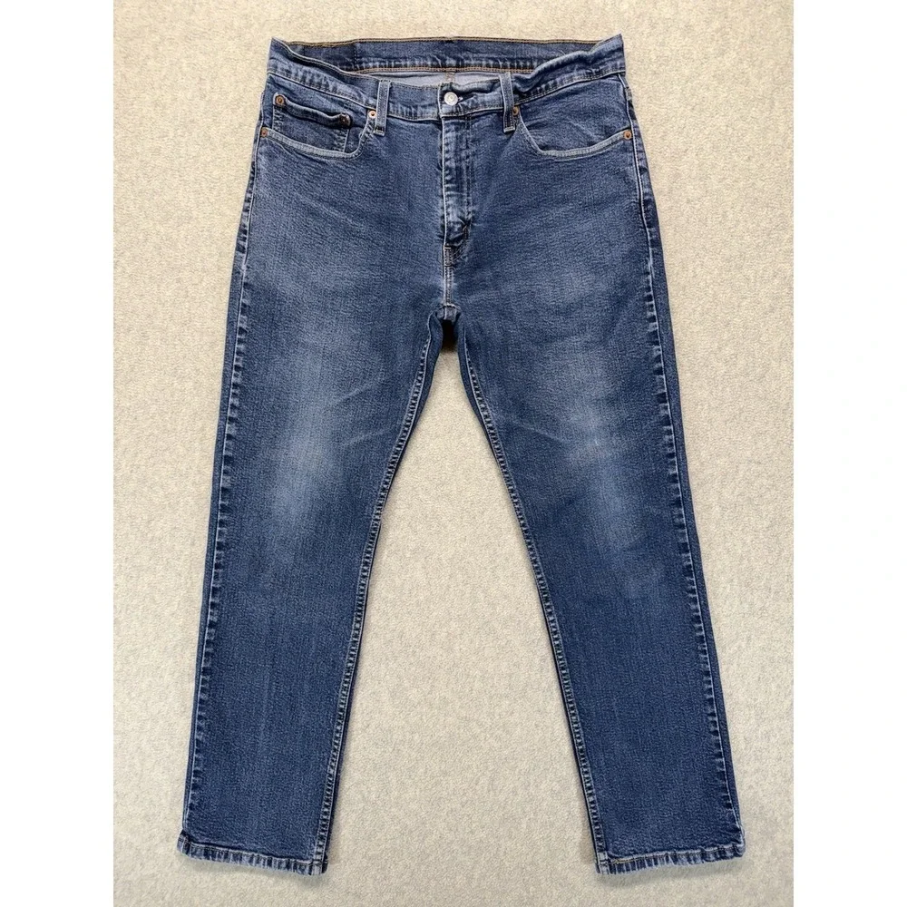 Levi's 514 Straight Fit Jeans Men's 34x30 Medium Wash Denim Cotton